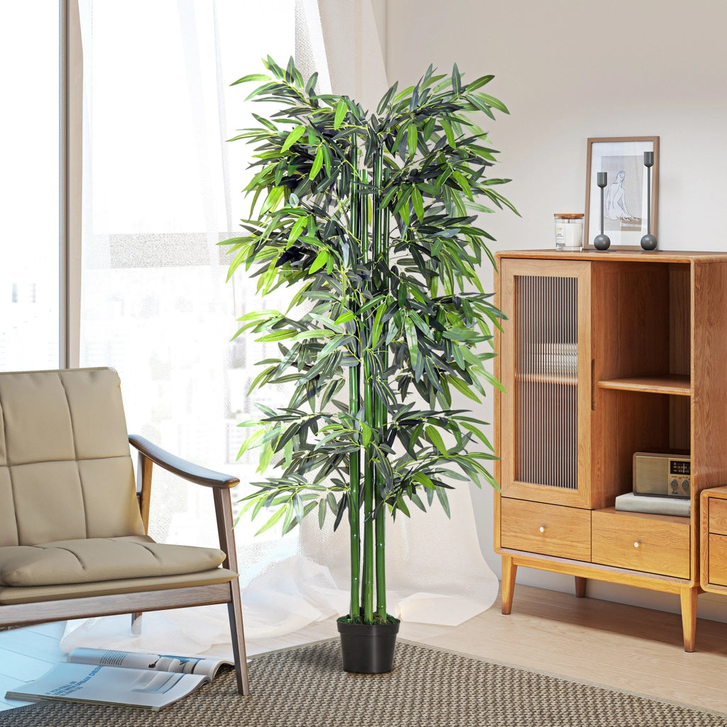 Bamb¨´ Artificiale 180cm ¨C Xylo ¨C Pianta Decorativa per Interni ed Esterni