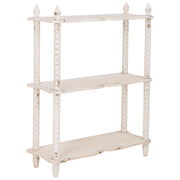 Mensola in legno bianco, 80,5x30x99 cm (altezza)