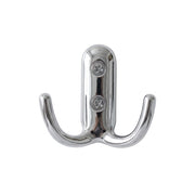 APPENDIABITO 2 GANCI pz 1 - cromo  - Blister Koncreto