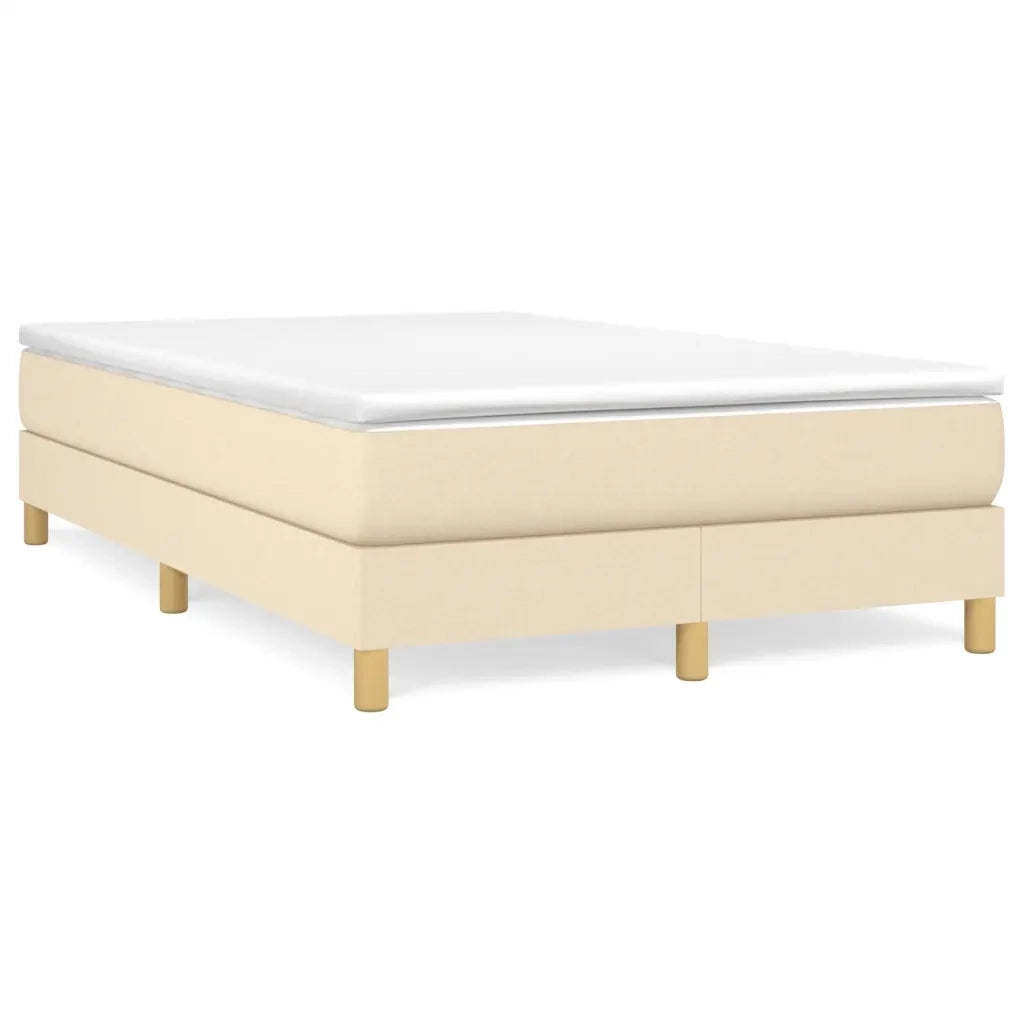 Struttura Letto a Rete a Molle Crema 120x200 cm Tessuto 3120603