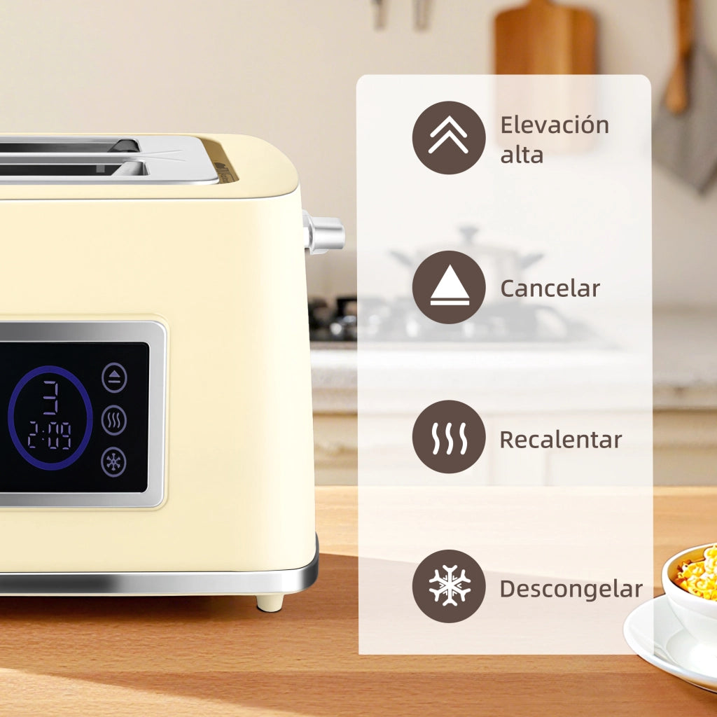 Tavolo da Pranzo con Tostapane e Bollitore ¨C Minimal ¨C Bianco