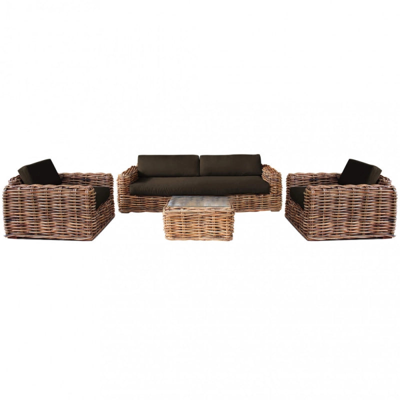 SALOTTO POLINESIA 3 P con CUSCINI