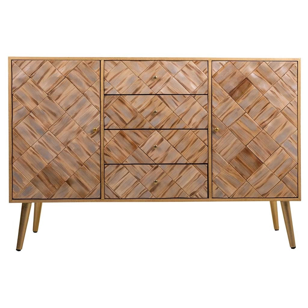 Credenza in legno marrone 120x40,5x81h