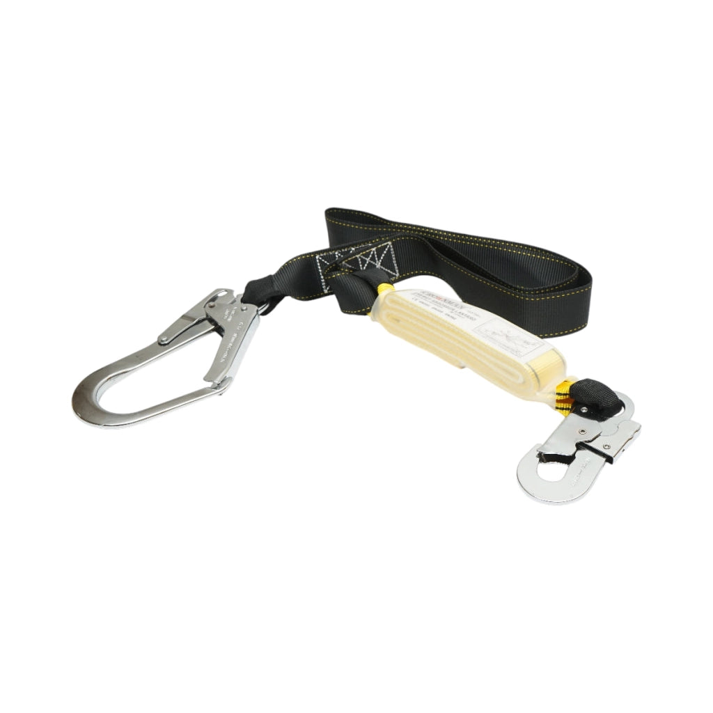 Cinghia di sicurezza 2m con assorbitore di urti Crownman