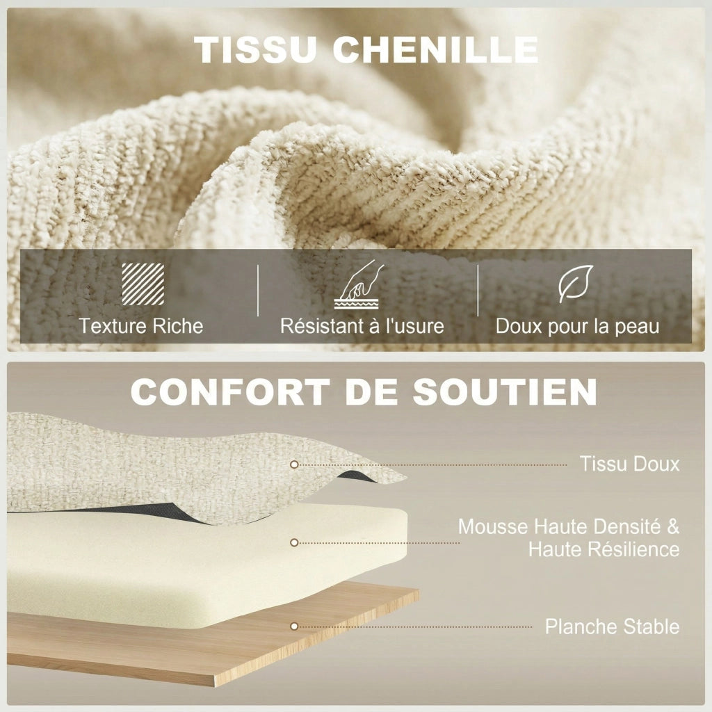 Divano letto 2 posti ¨C Minimal ¨C beige