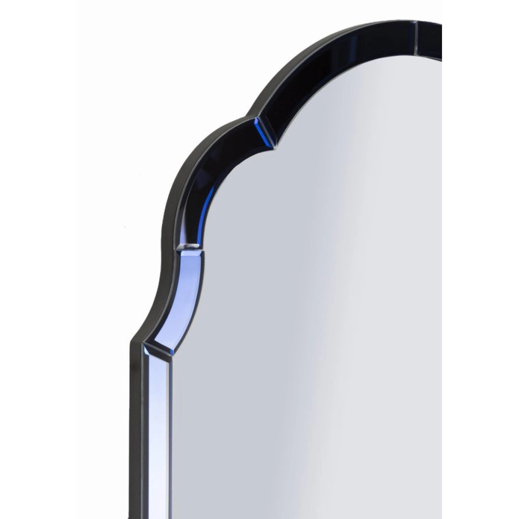Specchio con Cornice Classico 2, Blu, MDF, 150x55x2 cm