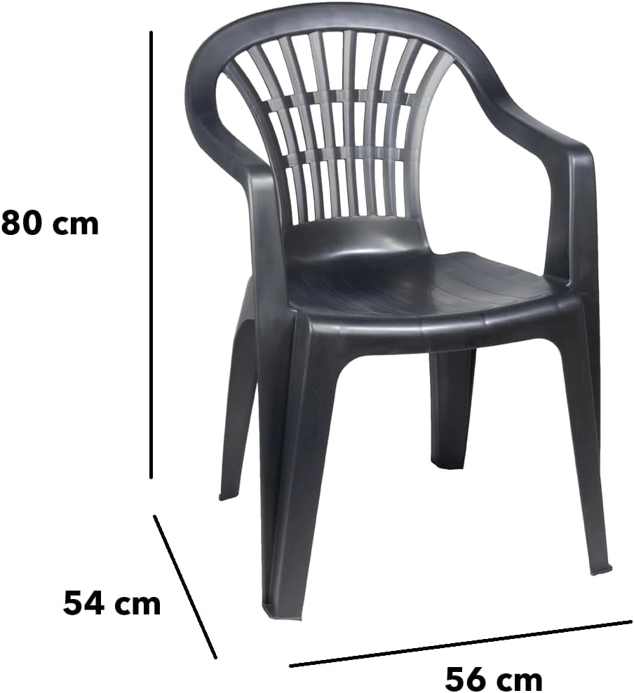 SEDIA DA ESTERNO LYRA ANTRACITE LYR180AN