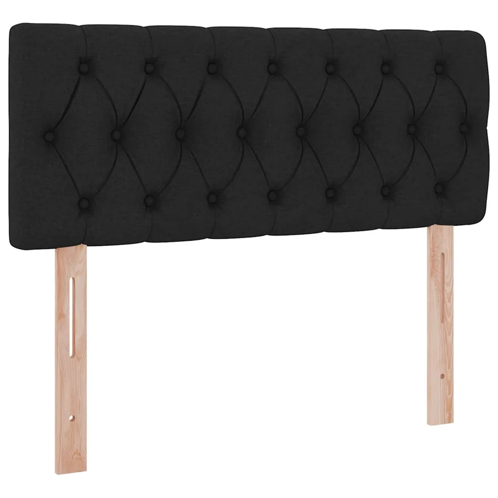 Letto con contenitore e materasso Nero 120 x 200 cm 3370565