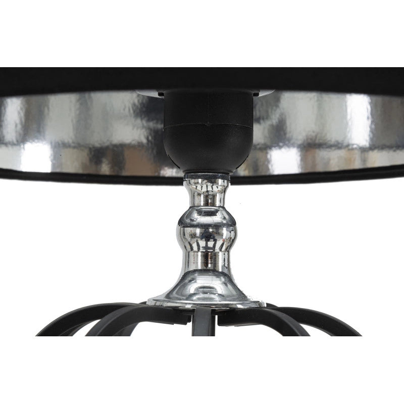 Lampadelle A Da Tavolo Darky Silver cm ø28x44,5
