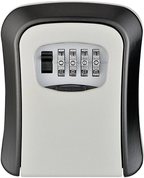 Cassaforte per Esterno - Cassaforte con Codice - Per interni ed esterni - Cassaforte con Chiusura a Numeri - Cassaforte per Ambulatori e per il Costruzioni - Impermeabile - Grigio