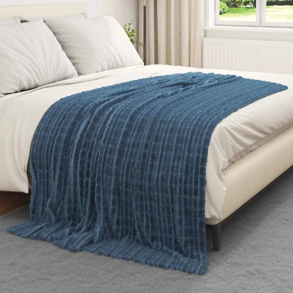Coperta Blu navy 200 x 150 cm Panno