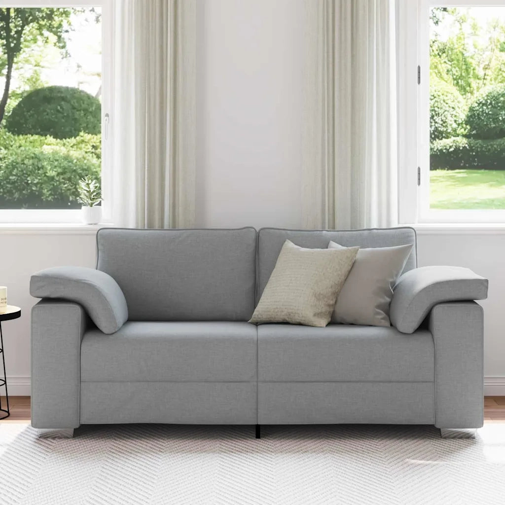 Divano-Sofa-Divanetto Grigio chiaro 180 x 77 x 82 cm Tessuto