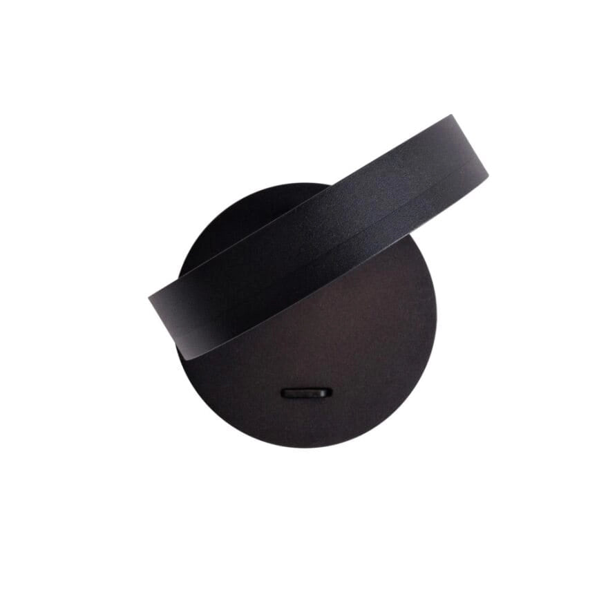 Applique tonda nera orientabile LED 6W Ibiza Maxlight