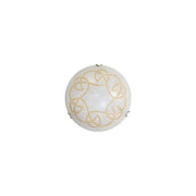 Ada plafoniera D.30 bianco ganci cromo