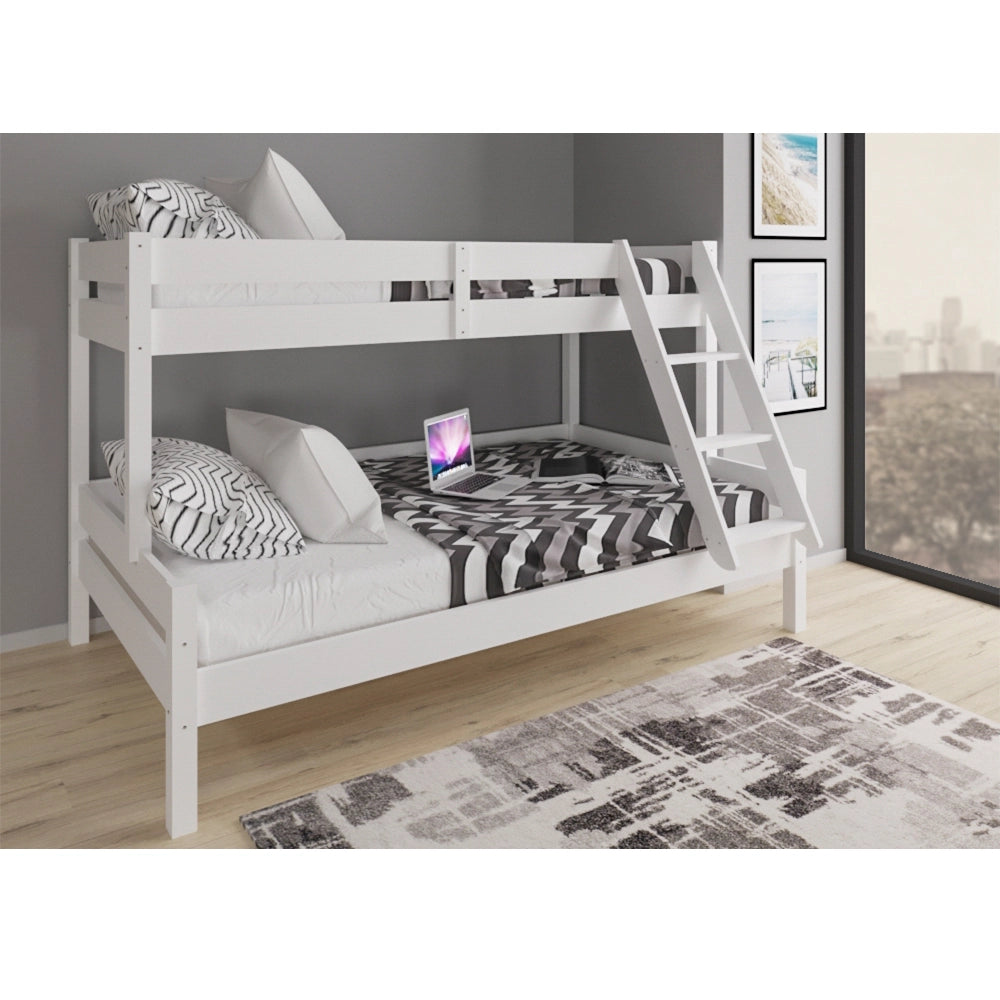 Vitalispa Letto a castello Bianco 120x200 / 80x200 cm
