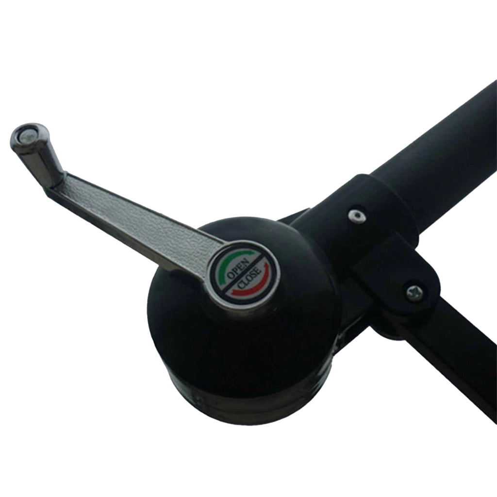 Parasole offset MOLOKAI quadrato 2,7x2,7m rosso + copertura