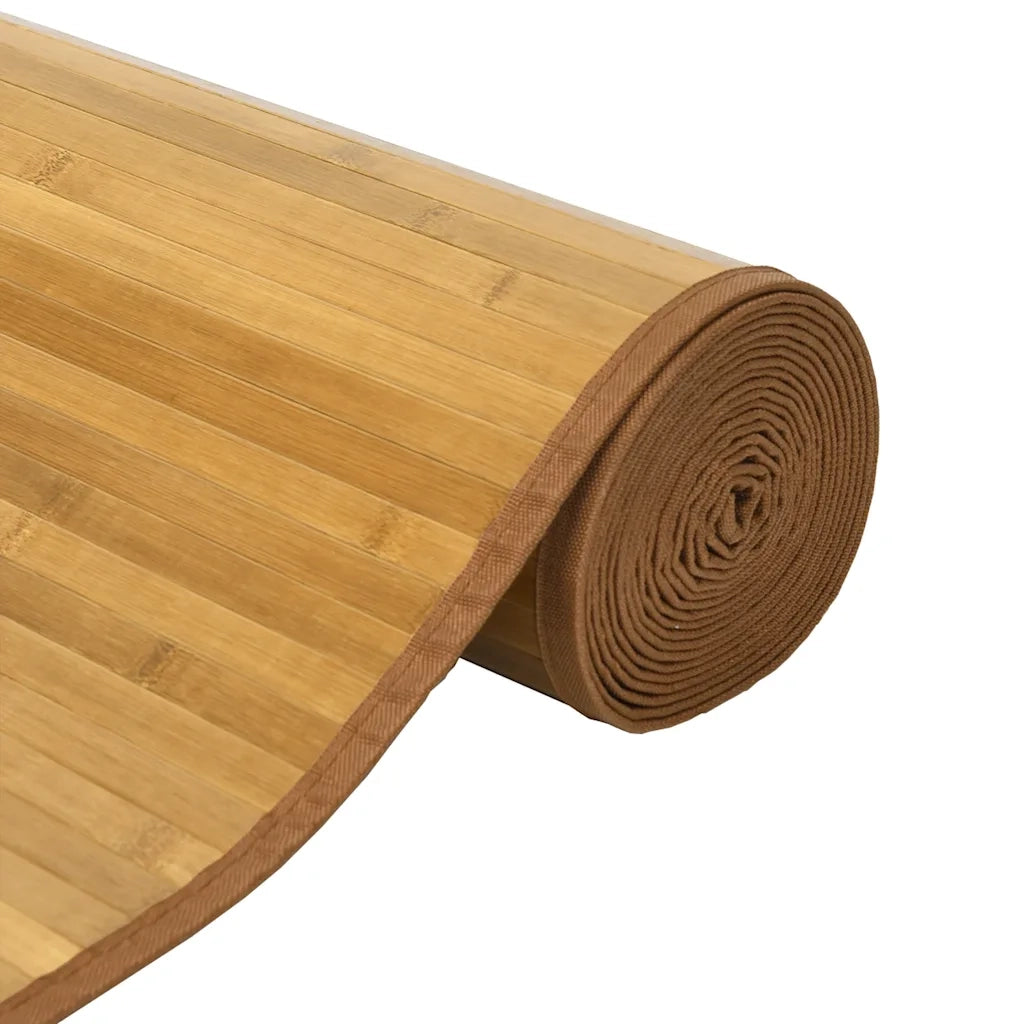 Tappeto Rettangolare Natura 70x300 cm in Bambù 376877