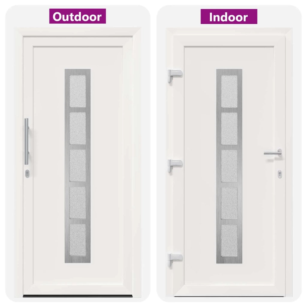 Porta Frontale Bianco 108 x 208 cm PVC 3445674