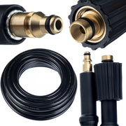 Tubo Alta Pressione 10m – Click Connect, Nylon, PVC | Max 200 Bar, 60°C