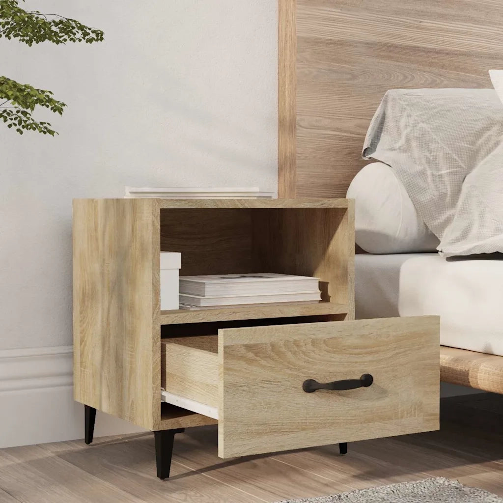 Comodino Rovere Sonoma in Legno Multistrato 812030