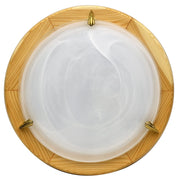 Plafoniera Candellux Duna 40 cm legno naturale E27