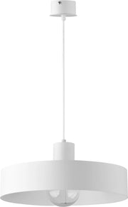 Lampada a sospensione Rif minimalista bianca Ø35 E27 Sigma