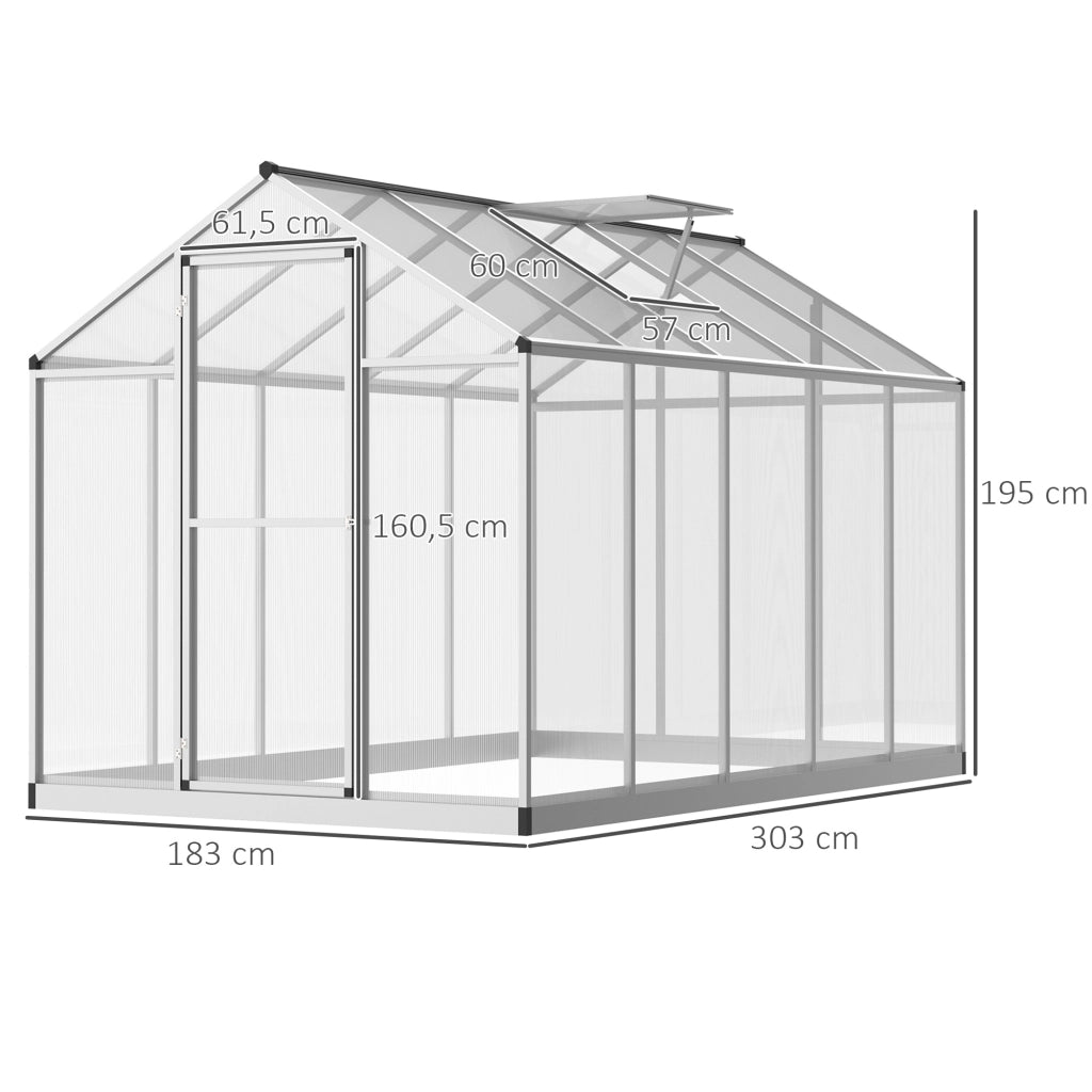 Serra da Giardino ¨C Minimal ¨C Alluminio Policarbonato 3x2m