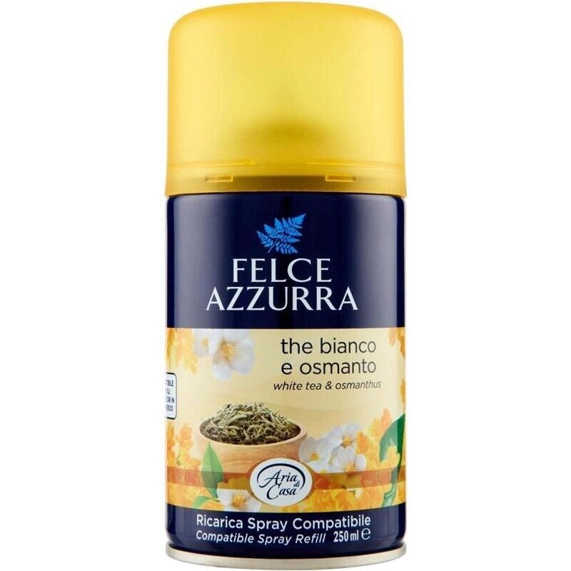 FELCE AZZURRA PROFUMATORE PER AMBIENTE AUTOMATICO RICARICA DA 250 ML FRAGRANZA THE BIANCO