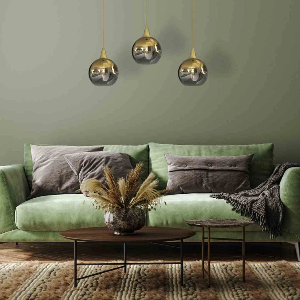 Lampadario sospeso Milagro Monte MLP8402 oro 3 luci