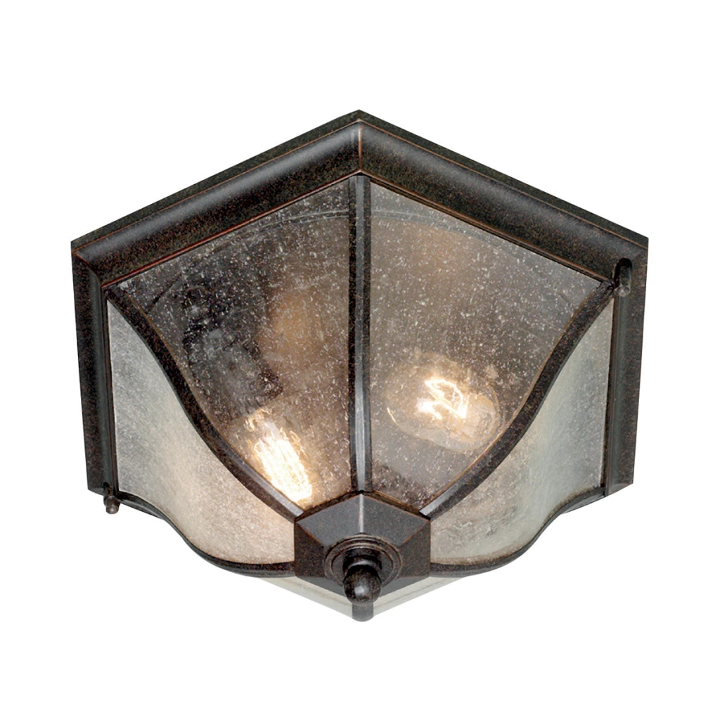 Plafoniera esterna bronzo anticato 2xE27 60W Elstead New England