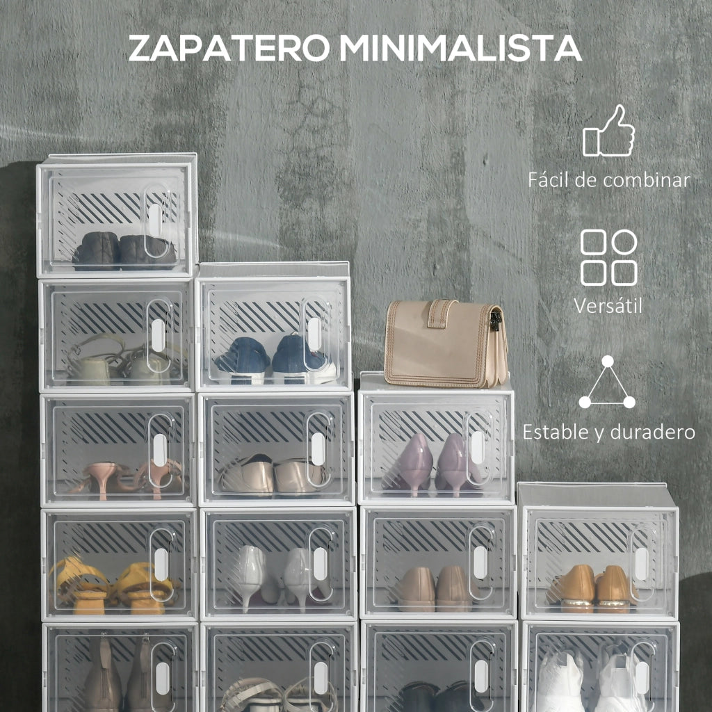Armadio Scarpe Modulare ¨C Minimal ¨C Bianco 25x35x19 cm