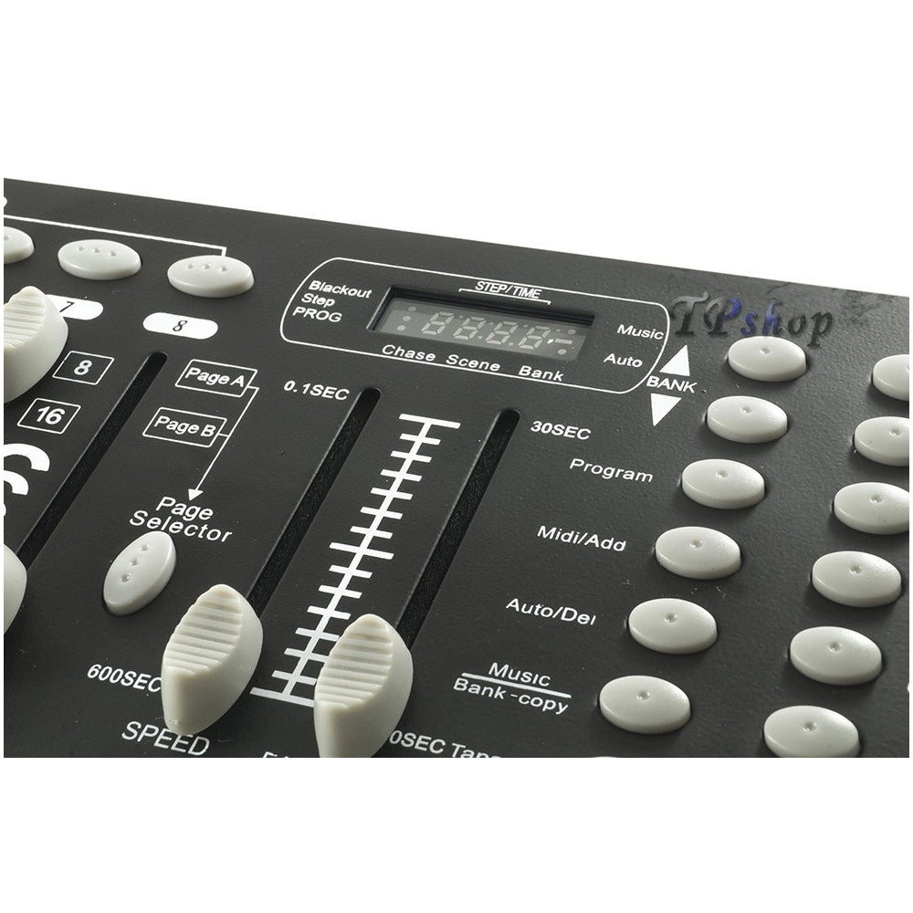 Trade Shop - Mixer Centralina Luci Dmx Controller Fari Par Led Teste Mobili Strobo 192 Ch -