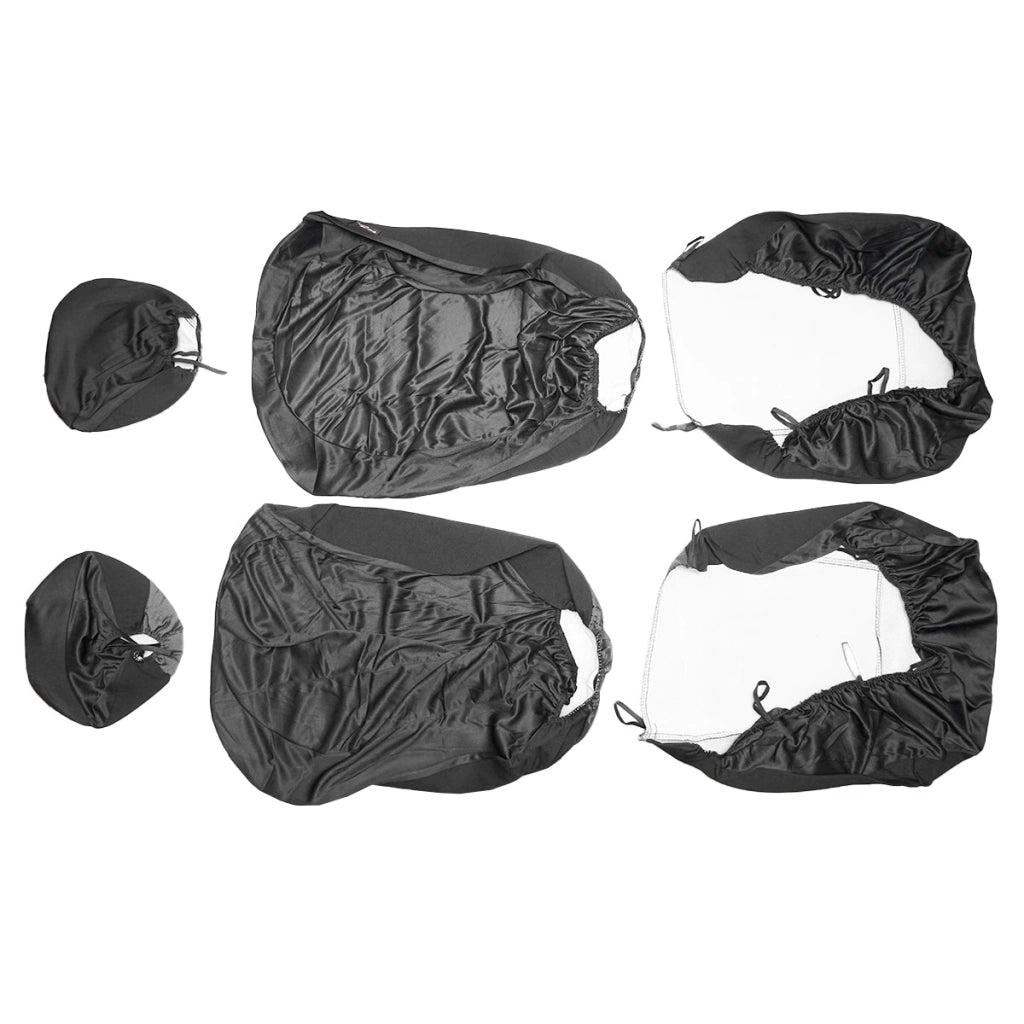 Set coprisedili universale grigio nero