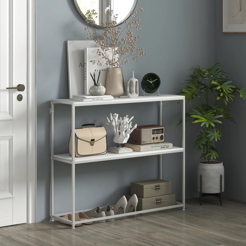 Tavolo console ¨C Minimal ¨C bianco 100x30x87