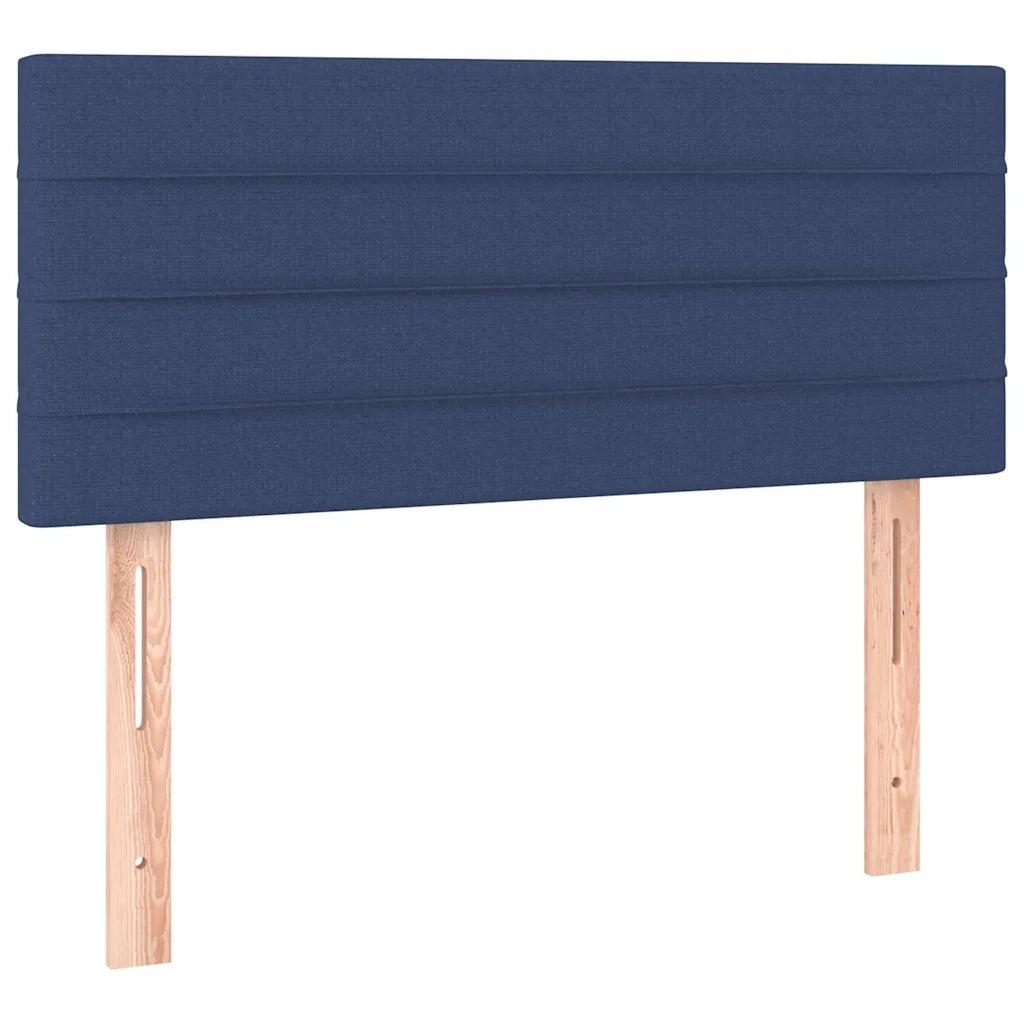 Giroletto a Molle con Materasso-Struttura Letto con Materasso Blu 80x200 cm inTessuto 392596