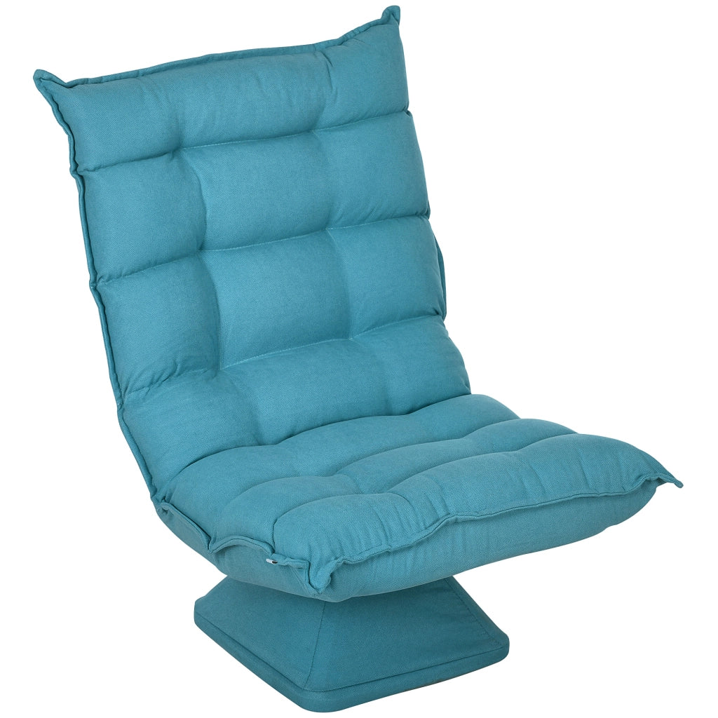 Poltrona Relax Girevole ¨C Minimal ¨C Blu 62x70x95 cm
