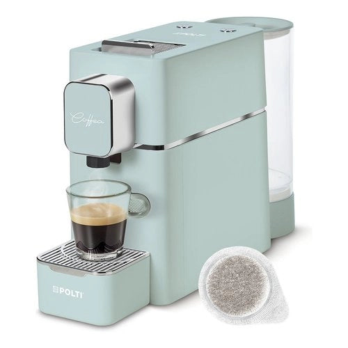 Polti coffea s15g, macchina da caffè a cialde e.s.e. da 44 m con espulsione automatica delle cialde nell'apposito cassetto, serbatoio removibile da 0,85 l - CS150G