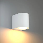 APPLIQUE DRAPION  9X8X7CM BIANCO GU10 1X5W MAX- 1,0 pz