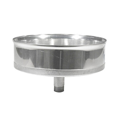 TAPPO CHIUSURA ACCIAIO 316L CON SPURGO- Diam. 250- DK- pezzi 1