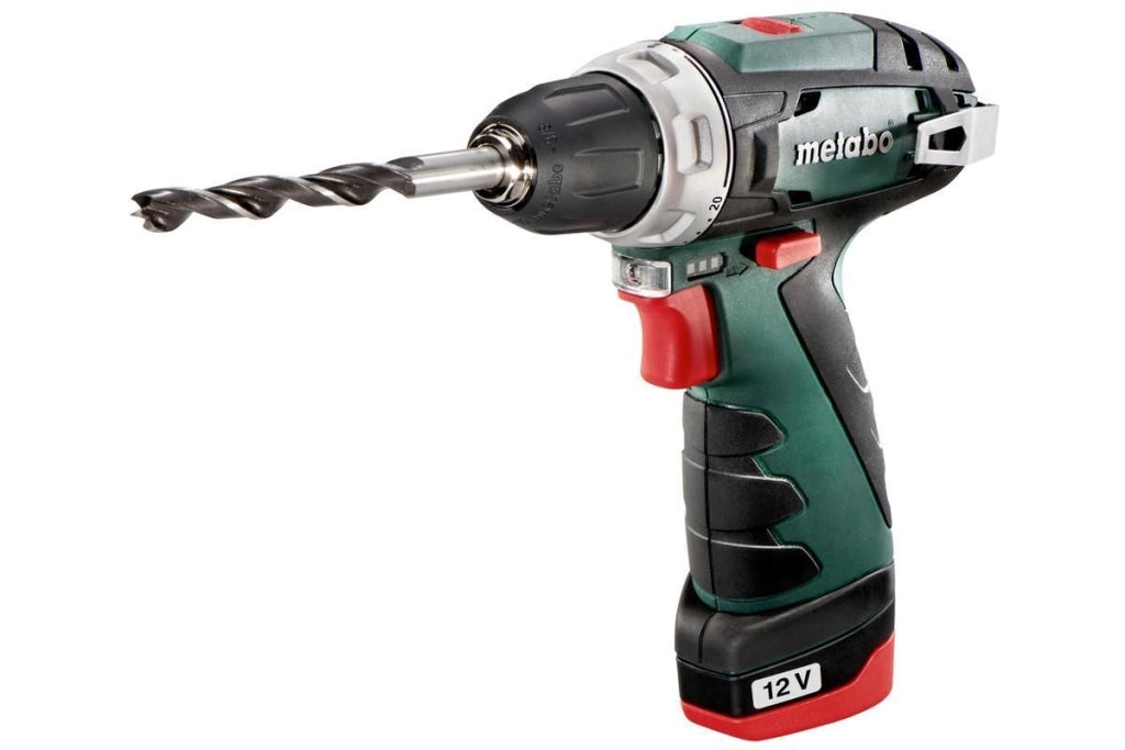 Metabo POWERMAXX BS BASIC 1400 Giri/min Senza chiave 800 g Nero, Rosso