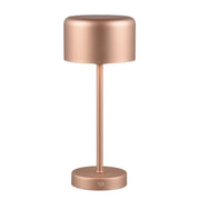 Lampada da tavolo ricaricabile touch LED bronzo Jeff RL