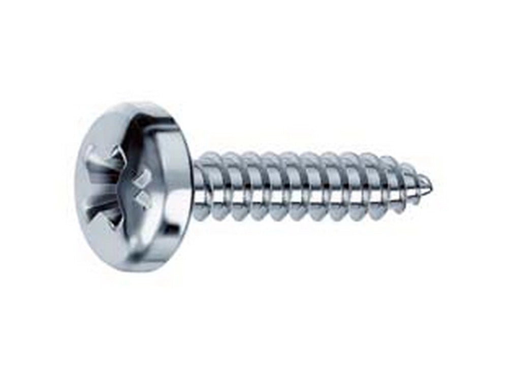 1000pz viti autofilettanti testa cilindrica acciaio zincato bianco - ø mm.2,9x6.5 cod:ferx.fer130622