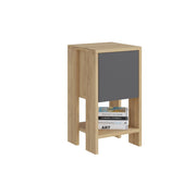 Comodino in legno "Ema" 30 x 30 x 55 cm - Rovere