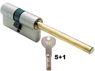 CILINDRO EUROPEO R6 PLUS PER POMOLO 82R66  mm.90 decentrato (60+30) (82R66D0609C5)    ISEO