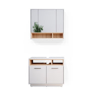 Vicco Set mobili bagno Bianco 2 parti