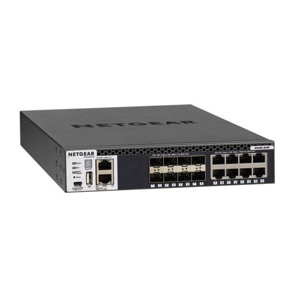 Netgear m4300-8x8f gestito l3 10g ethernet (100/1000/10000) 1u nero - 125092