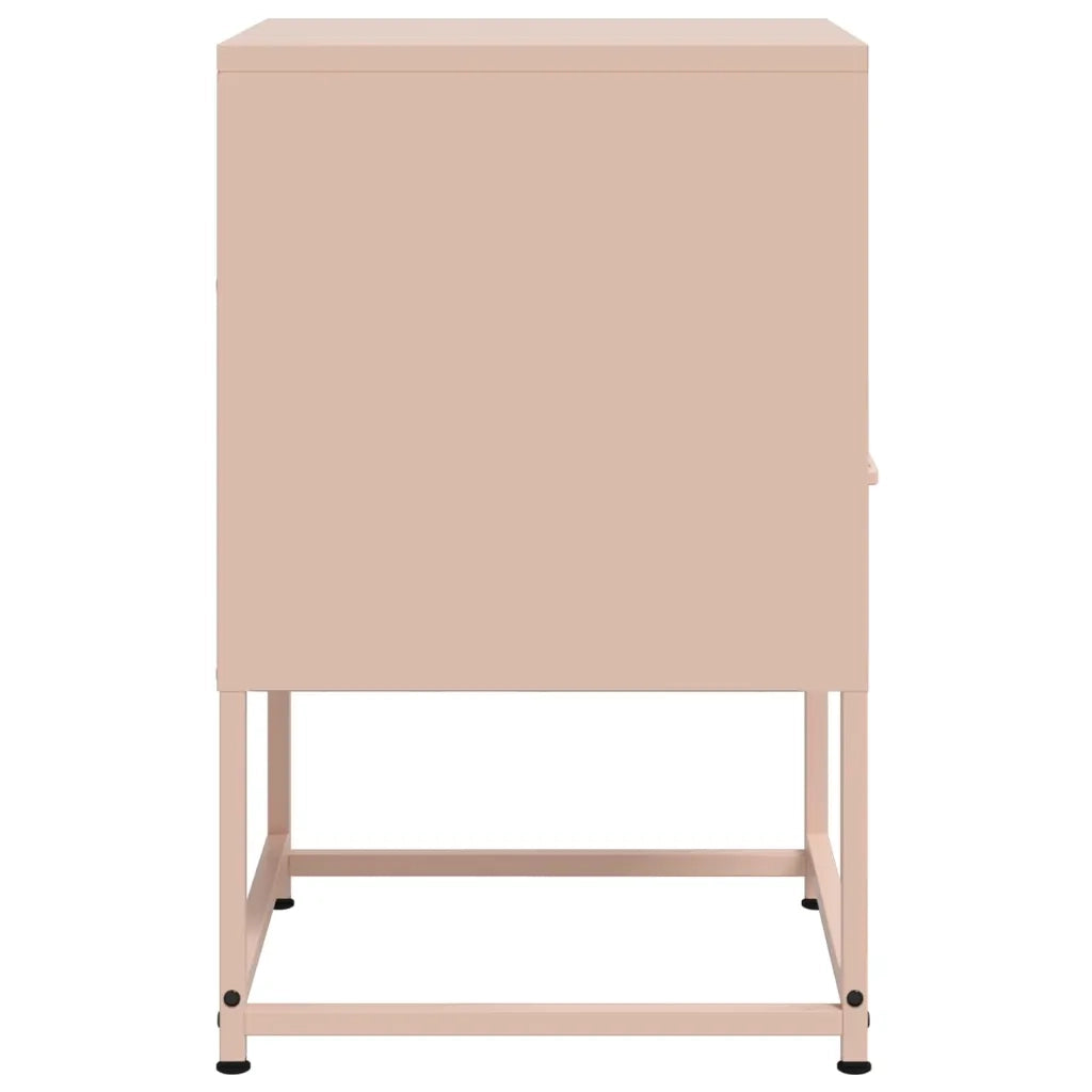 Comodini 2 pz Rosa 36x39x60,5 cm in Acciaio 846557