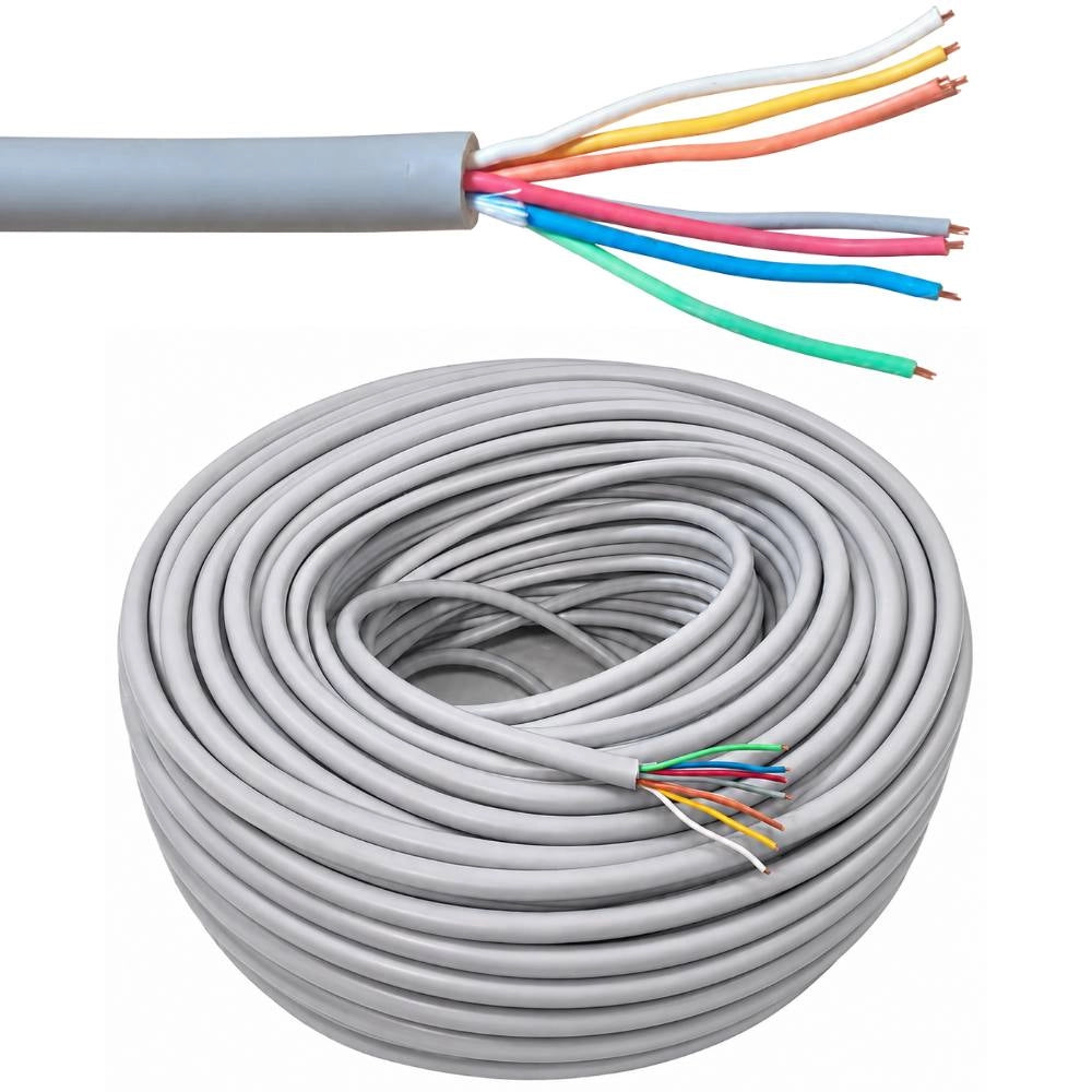 Cavo segnale fror 8x0,50 mm² non schermato eca grigio *** lunghezza metri 25, confezione 1