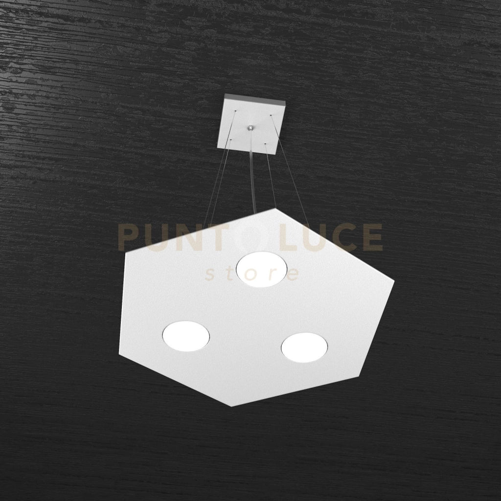 EXAGON SOSPENSIONE 3 LUCI GRIGIO 1142-SP-GR