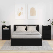 Comodini 2 pcs Nero 40 x 30 x 467 cm Legno multistrato 888910